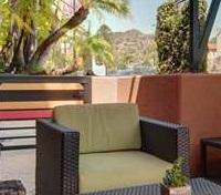 Patio at Hilton Garden Inn Los Angeles